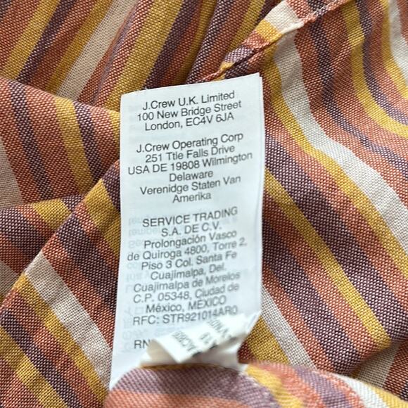 Madewell | Central Shirt in Rainbow Stripe Size S - Picture 9 of 11